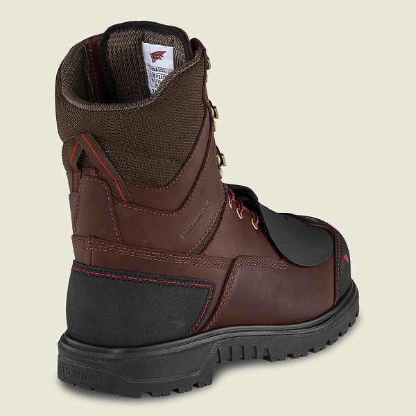 Red Wing Safety Boots Brnr Xp - 8-Inch Waterproof Toe Metguard - Brune/Svart - Herre 6723-MTPOW